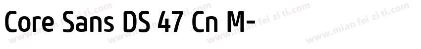 Core Sans DS 47 Cn M字体转换